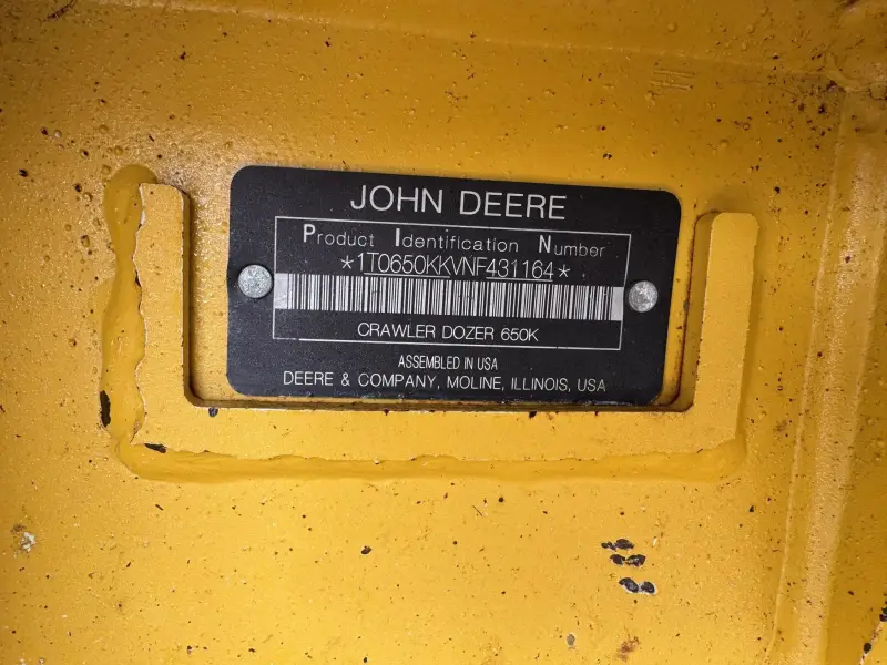 2022 DEERE 650K XLT Crawler Dozer photo 8